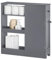 SoBuy Carrellino Salvaspazio Mensola nicchia 20cm con ruote Mensola cucina Mobile porta carta Grigio 20x65x70cm BZR106-DG