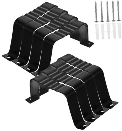 WHAMVOX 8stücke Fallrohradapter Aluminium Legierung Dachrinnen Fallrohrverbinder Dachrinnen-entwässerungsverbinder Gutterstecker Clip