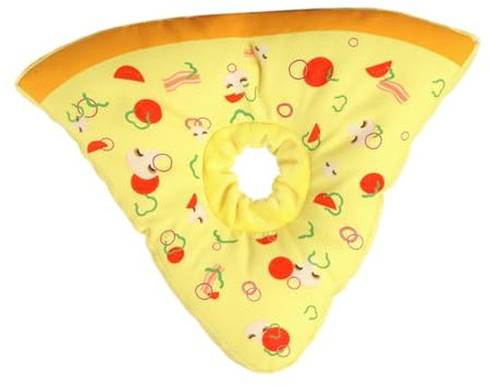 Supvox Pet Collar Cat Cone Wasserdichtes Und Erholungs- Für Im Cartoon-Pizza- Schutz Operationen Für Fotoshootings