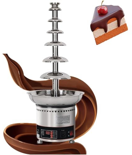 Macchina for fontana di cioccolato, cascata di cioccolato elettrica multifunzione, adatta for fragole, ciliegie, marshmallow(7th floor)