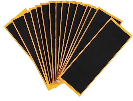 HAWILLOSCH 15stücke Schwarz Griffband Für Fingerboard Selbstklebendes Skateboard-Klebeband Griffband-Aufkleber Für Fingerskateboard