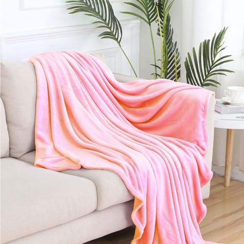 GAIFNAG Coperta Personalizzata 90 x 200 cm Flanella, Coperta Divano Grande Caldo Morbida Coperta Matrimoniale Flanella Regalo per Fidanzata e Madre, Carnagione carnosa