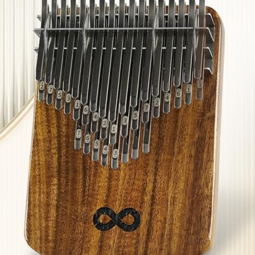 LOOP Kalimba Daumenklavier Thumb Piano 42 Tasten Chromatisch C-gestimmtes Marimbas Mbira Finger Piano (Acacia)