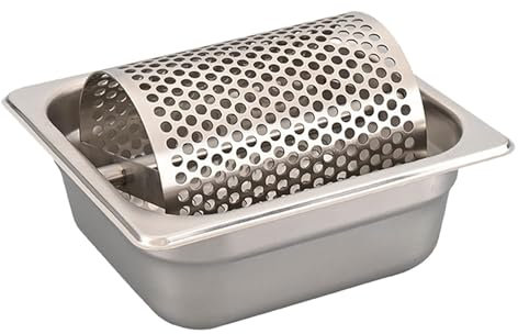 NobesOnbet 304 Edelstahl Butterrolle, Butterapplikator, glattes, abnehmbares Butterverteilerrad, langlebig, verwendet für Heimrestaurant Grill, Brot