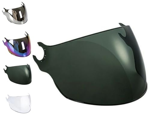 EvoParts Visiera casco jet LS2 OF562 Airflow (no Airflow 2) (Nero)