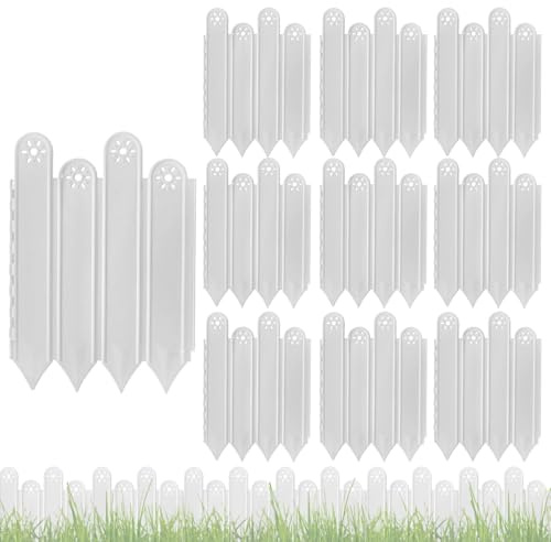 Bordures de Jardin | Bordures pour Pavés - Clôture Décorative Pièces pour Pelouse Allée Jardin Pavé Massifs Fleuris Patio Espaces Verts