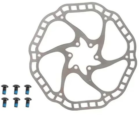 Bakre rullbromssats MTB Cykel Hydraulisk Skivbroms Rotor Mountain Bike Road Racing Bromsskiva 160mm 180mm Med bultar(180mm-B)