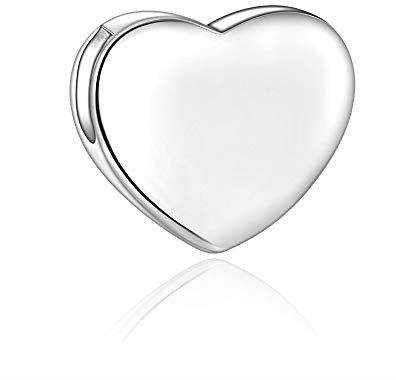 Candyfancy Kette Mit Herzanhänger Silber 925 Charm Anhänger Herz Halskette Damen