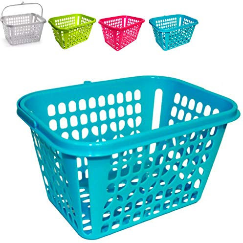 Acan Cesta de plástico para Pinzas de la Ropa, Color Surtido