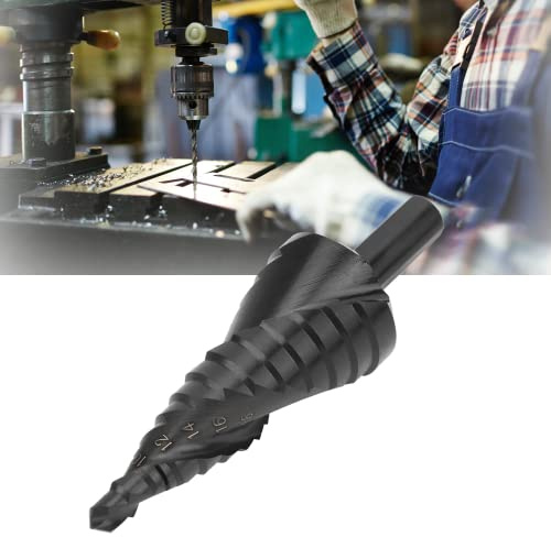 Chacerls HSS Stufenbohrer,6-30 mm Profi Stufenbohrer Schälbohrer Nitrieren Hochgeschwindigkeits Stahllochschnitt für Edelstahl und Hard Metall