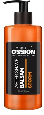 Morfose OSSION PBL Storm After Shave Balsam 300 ml – Beruhigender Aftershave-Balsam für Männer – Feuchtigkeit & Pflege nach der Rasur
