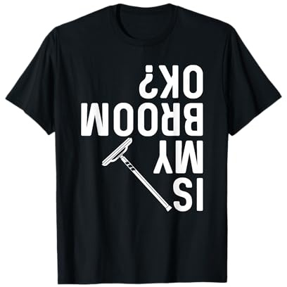 Funny Curling Sport, Curling Broom Sweep Joke T-Shirt