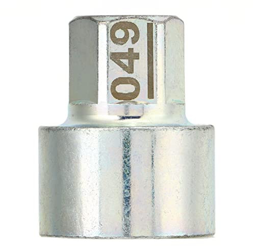 Fydun Dadi Antifurto Ruote Auto Chiave, Presa per Vite Antifurto Chiave di Blocco Ruota, Dispositivo di Rimozione Dado Aletta di Bloccaggio della Ruota per 1 3 5 6 7 Serie X1 X2 X3 X4 X5 X6 Z4 (049)
