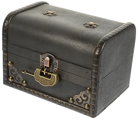 ULDIGI Vintage Holz Schmuckkästchen Für Schmuckorganisation Retro Holz Aufbewahrungsbox Für Ringe Halsketten Und Mehr Als Für Besondere Anlässe