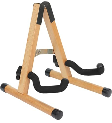 NULYLU Foldable Mandolin Support Stand with Detachable Structure and Sturdy Rubber Base, Compact Size Mandolin Rack for Convenient Storage and Display in Home Or Studio