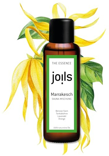JOILS® Saunaaufguss MARRAKESCH, 100% naturreines Öl für Ihre Sauna, ätherisches BIO-Saunaöl vom Familienbetrieb aus dem Schwarzwald (50ml)