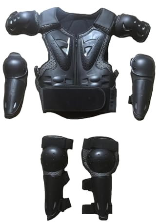Baoblaze Traje de de Cuerpo Completo para La Motocicleta para Niños Pads Eblow de para Deportes de