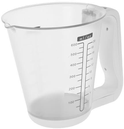 Hemobllo Balance Alimentaire Tasse à Mesurer Avec Écran Lcd Pichet De Mesure De Cuisine Numérique Pesée Et Température Pour Maison