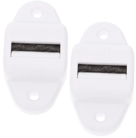 HOMSFOU 2pcs Mini Belt Guide Roller for Curtain Blinds Plastic Head Aluminum Alloy Curtain Accessories Durable Shutter Belt Roller Replacement for Window Treatments