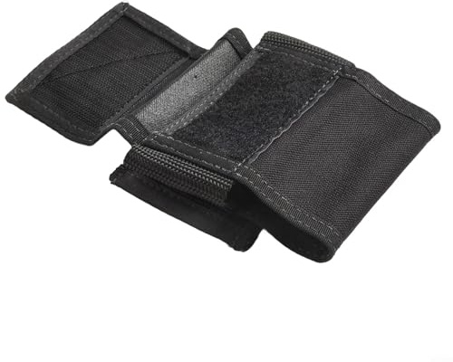 Gdfnmogo Tasca per peso subacqueo per Equilibratore, accessorio per serbatoio anti-shake montato lateralmente, con capacità di 2 kg, struttura in nylon e poliestere, nero (confezione da 1 o 2) (1