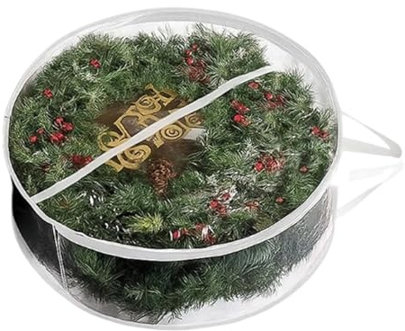 Weihnachtskranz-Girlanden-Aufbewahrungstasche – Aufbewahrungstaschen Mit Reißverschlüssen Und Griff, Große Tragetasche, Girlanden-Aufbewahrung | Künstlicher -Aufbewahrungshalter Für Decken, Laken
