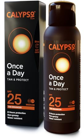 Calypso Once A Day Tan & Protect LSF25 – 200 ml CALC25TAN