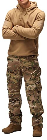 Viper TACTICAL PCS 95 Trousers – Camo – 38 Waist – Tactical Pants for Men with Cargo Pockets, Reinforced Knees & Adjustable Waist – Ideal for Outdoor, Hiking & Hunting Use