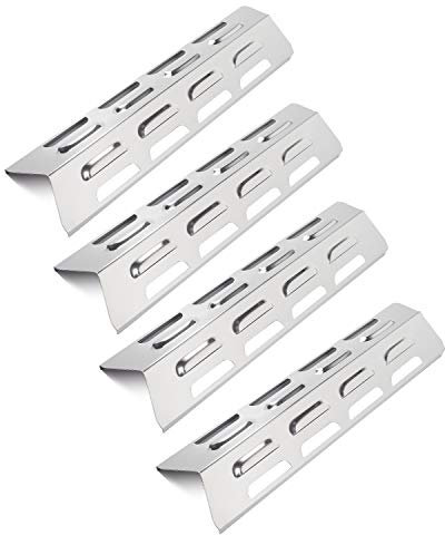 LOKHING 92071 (4-Pack) BBQ Spares Gas Grill Replacement Parts Stainless Steel BBQ Heat Plates Gas Grill Heat Shields for Kenmore, Master Forge, Perfect Flame, Uniflame and Others Models Gas Grill