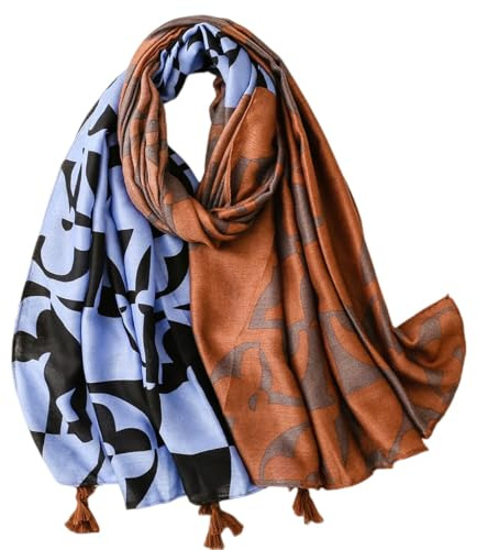 FAIRYGATE Damen Schal Halstücher für Frauen Kopftuch Umschlagtuch Viskose Schals Tuch Stola Stolen Wrap Shawl Halstuch 0001