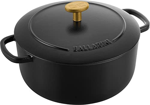BALLARINI Bellamonte Cocotte ronde en fonte émaillée 20 cm 2,5 l Noir