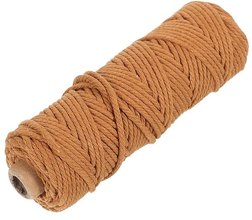 Abaodam Baumwollseil Für Geschenkpapierseil Bindfaden Gewebtes Baumwollseil Makramee Schnur DIY-bindeseil Kochseile Baumwollgarne