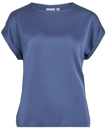 Vila VIELLETTE S/S Satin TOP - NOOS