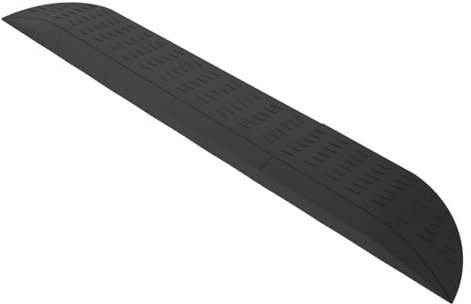 Cabilock Schwellenstreifen Rollstuhlschwellenrampen für Türen Türschwellenrampe tragbare Rollstuhlrampe Rollstuhlzugangsrampe roboterstaubsauger Haushangrampen Rampenmatten Gummi Black