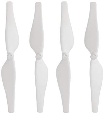 equlup Drohnenpropeller, 4 Stück Kohlefaserblätter Mini-Drohnenpropeller Drohnen-Ersatzteile Zubehör für DJ Tello RC-Drohne (White)