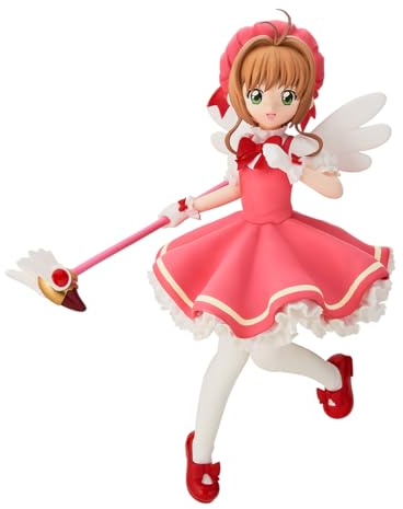 Banpresto Kinomoto Sakura Cardcaptor Sakura Clow Card Actionfigur, 20 cm, BP28647P, Mehrfarbig, Sammelfigur, optimal für Anime-Fans