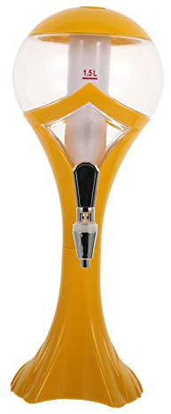 Cabilock Dispensador De Cerveza para Fiestas Barril De Cerveza Brillante Torre De Dispensador De Bebidas para Barra Luminosa para Celebraciones