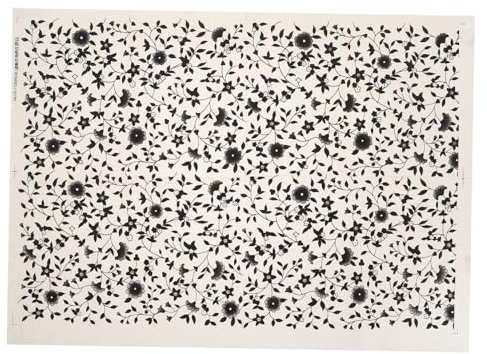 STOBOK Unterglasur-blumenaufkleber Mustertransfer Keramikzubehör Traditionell DIY Schneidbar Dekor Für Porzellan
