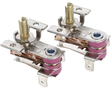 OSALADI 2pièces Régulateur De Température Pour Radiateur Électrique Thermostat Accessoires De Contrôle De Température De Rechange Commande Pour Radiateur