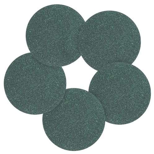 CoCud 25 Pcs 76 mm Sanding Disc 60 Grit Zirconia Green | Round Hook and Loop Sandpaper for Metal Wood Automotive Boat Building Grinding and Polishing