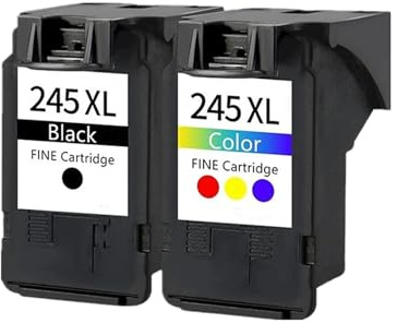 GAOLINLINOZ PG245 CL246 Tintenpatrone PG245 CL246 Ersatz for C-anon Pixma MG2922 MG2924 MG3020 MG3022 TR4520 TR4522 MX490 MX492 Drucker(1Black 1Color)