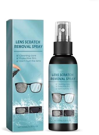 Spray de Eliminación de Arañazos de Lentes,Limpiador de Lentes,Spray de Eliminación de Arañazos,Líquido de Reparación de Cristales,Reparación de Gafas Cristales 1PC