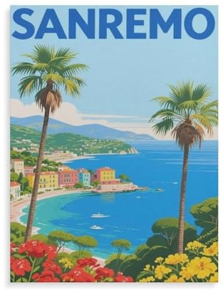 Erwachsene Puzzle 1000 Stück DIY Papier pielzeug，Sanremo，Creative Einzigartiges Geschenk Persönlichkeit Spiel Erwachsener Kind Puzzle Spielzeug（38x26cm）-HL16