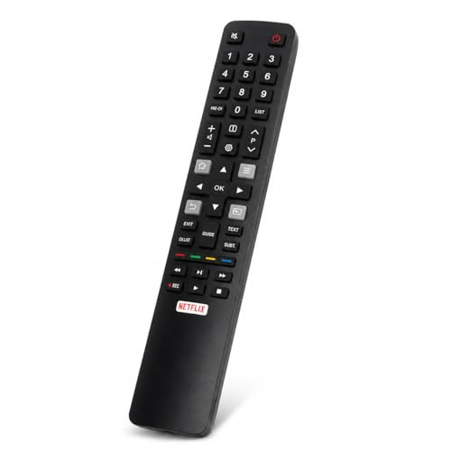Ersättningsfjärrkontroll TCL RC802N lämplig för TCL smart tv, med Netflix shortcut-knapp
