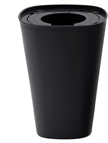 Xdyyjrasa Upside Down Planter Degradable Breathable Self-watering Hanging Planter Anti-corrosive Minimalist Solid Color Inverted Black