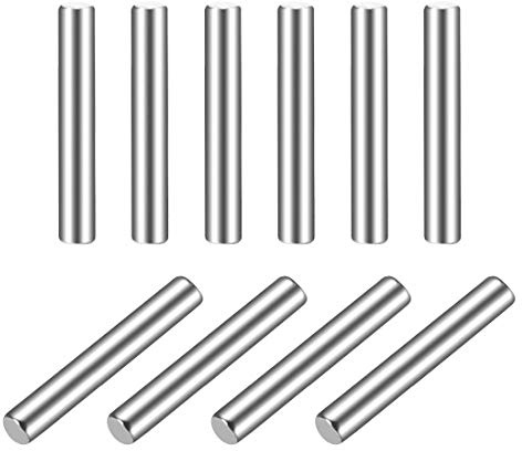 10 Stück 2mm x 14mm Zylinderstift Edelstahl 304 zylindrische Tablethalterung Zylindrische Spindel Fixierung der Elemente Silber