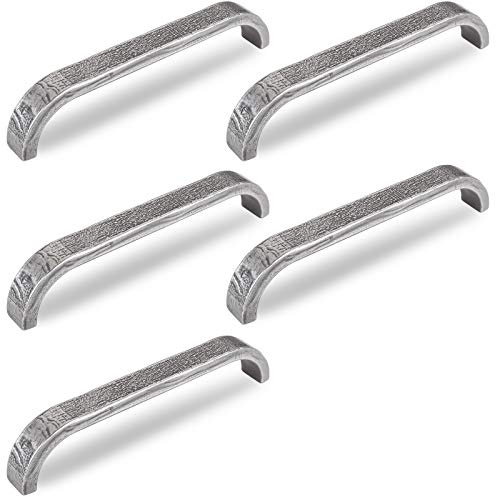 SOTECH 10 x Möbelgriffe BERND BA 160 mm hell Eisen antik | Schubladengriffe Türgriffe Design trifft auf Funktion von