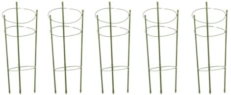 Gurkenturm Tomatenturm - Rankhilfe für Tomaten und Gurken, 45/60cm 5 Stück (H: 60cm)