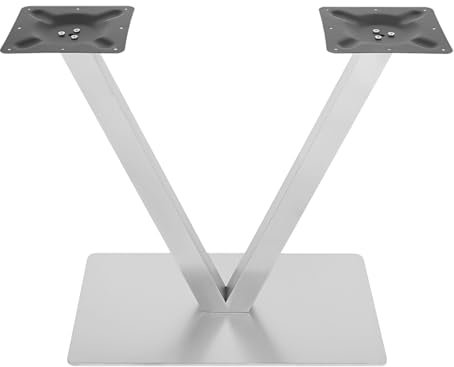FUROMG Tischfuß Tischuntergestell Edelstahl Tischbeine Tischgestell Möbelwerkstatt Beine 70cm für Möbel Rückenlehnenhalter DIY Couchtisch Esstisch Schreibtisch Bank “V” Form