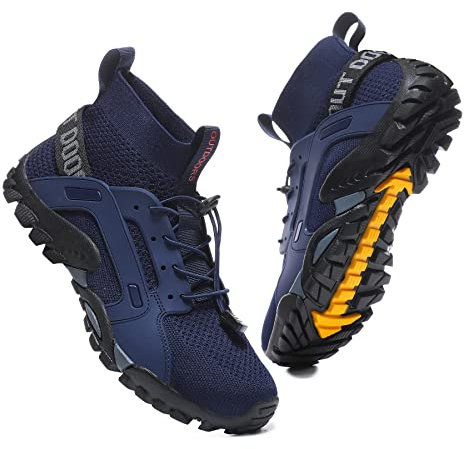 Treer Barefoot Shoes Adulto Asciugatura Rapida Antiscivolo Durata Scarpette da Scoglio Scarpette Mare Scarpe da Sport Acquatici per Trekking Alpinismo Campeggio