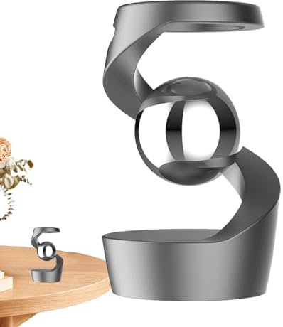 Levitationsspielzeug-, schwebendes Schreibtischspielzeug, der Schwerkraft trotzende Kugel – stressabbauendes Zappelspielzeug, rotierendes Spiel für Konzentration, kinetische Skulptur